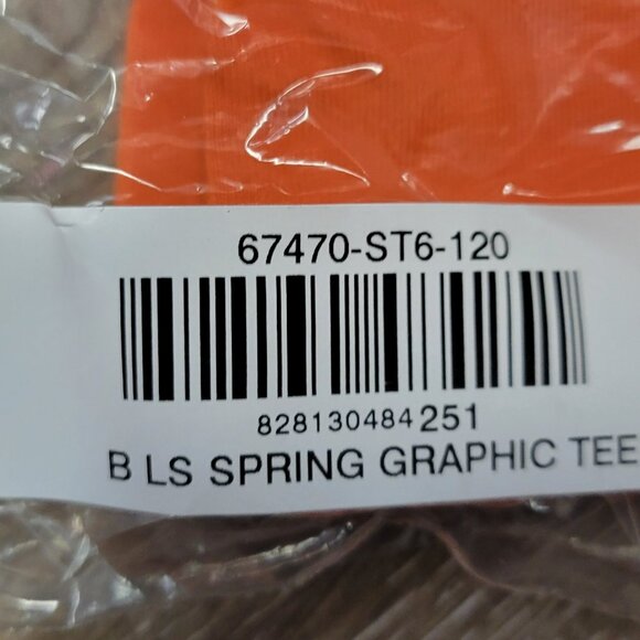 HANNA ANDERSSON Long Sleeve Graphic Racer Tee Top - 120 (6/7) (NEW) - Picture 6 of 6